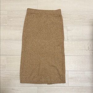 Greylin Camel Pencil Skirt